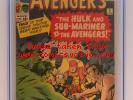 Avengers Issue 3 - 9.0 CGC Grade