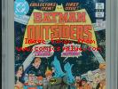 1983 DC BATMAN AND THE OUTSIDERS #1 2ND APPEARANCE OUTSIDERS CGC 9.8 WHITE BOX13