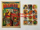 MIGHTY WORLD OF MARVEL NO 3 - 1972 + FREE GIFT STICKERS - FINE/VERY FINE