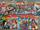 Invincible Iron Man LOT of 9 comics #120 - #128 - most in NM range - Uncertified