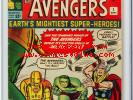 Avengers #1 CGC 5.0 1963 1st app. The Avengers
